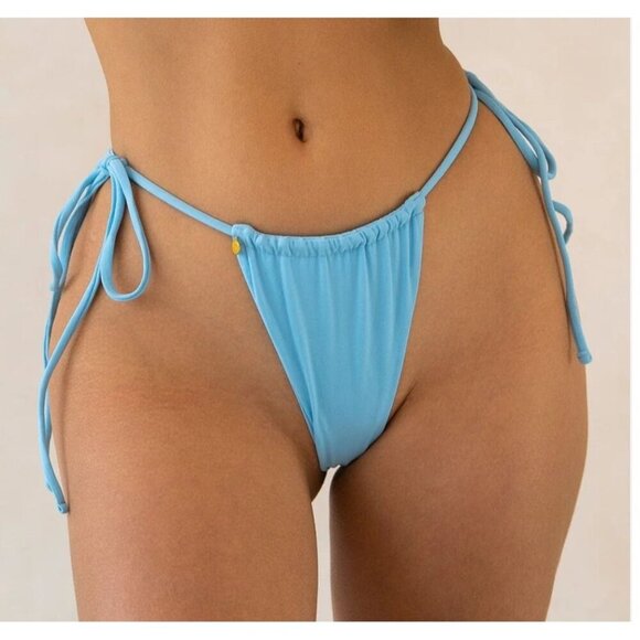 Aurelia Intimates Blue Lagoon Bikini Bottoms Women Size Small NWT Swim Soft - Picture 1 of 10